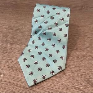 Benetton paisley tie blue